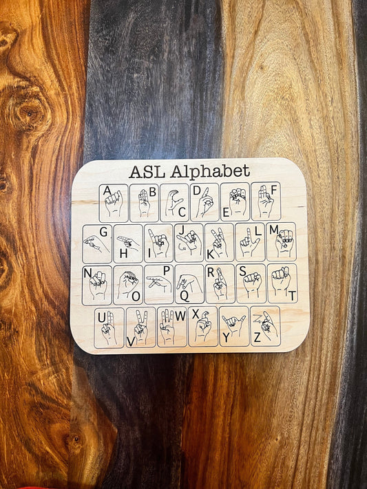 Sign Language Alphabet Puzzle