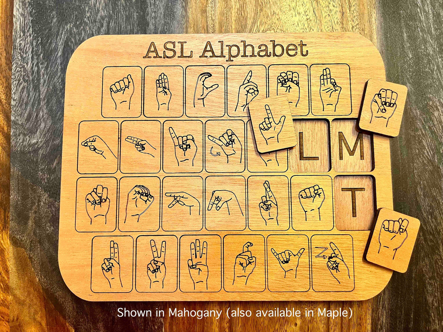Sign Language Alphabet Puzzle