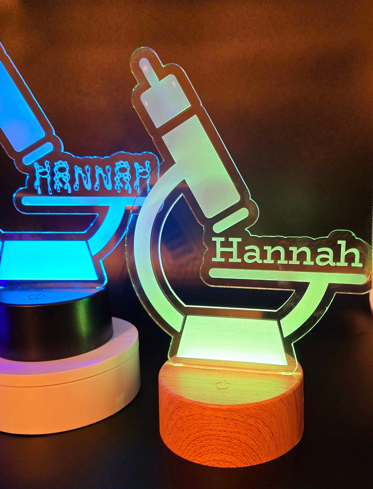 Personalized Microscope Light Up Sign