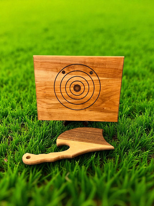 Axe Throwing Target with Axes Cutting Board