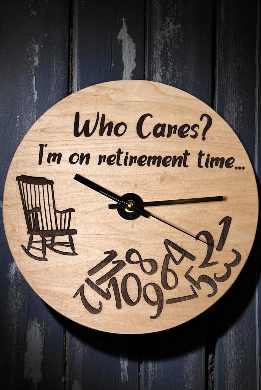 Funny Retirement Clock