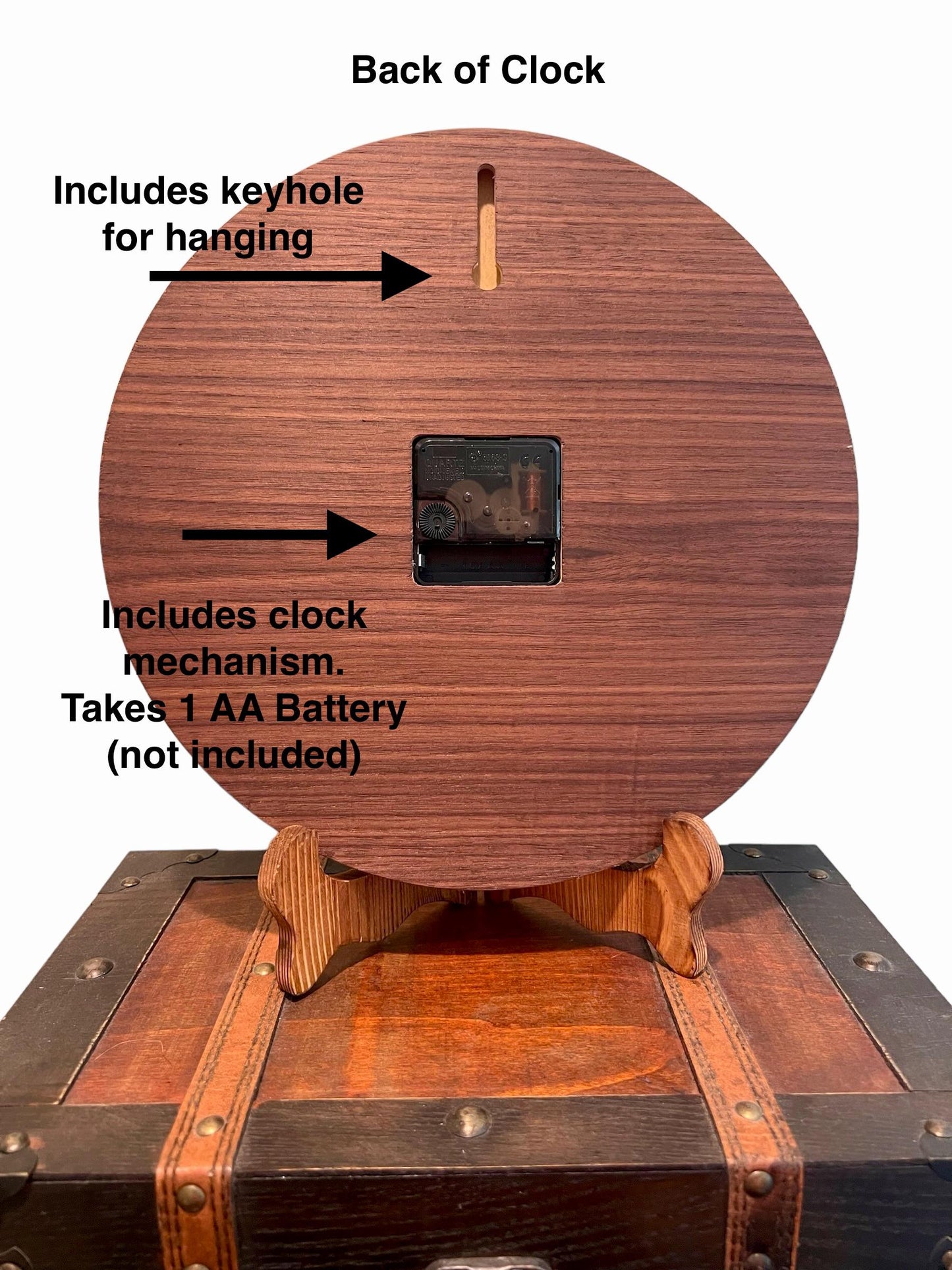 Funny "Who Cares?" Clock