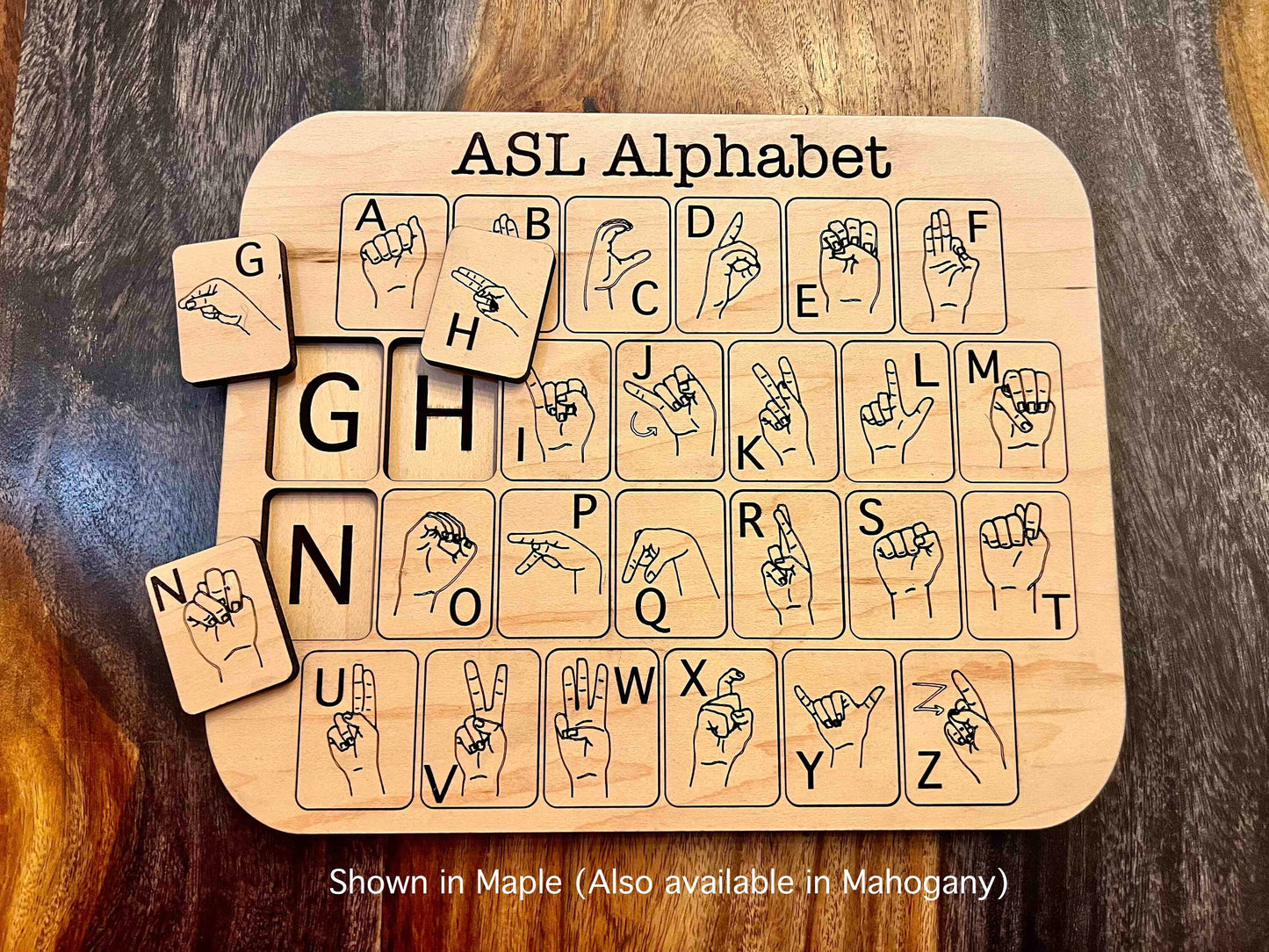 Sign Language Alphabet Puzzle