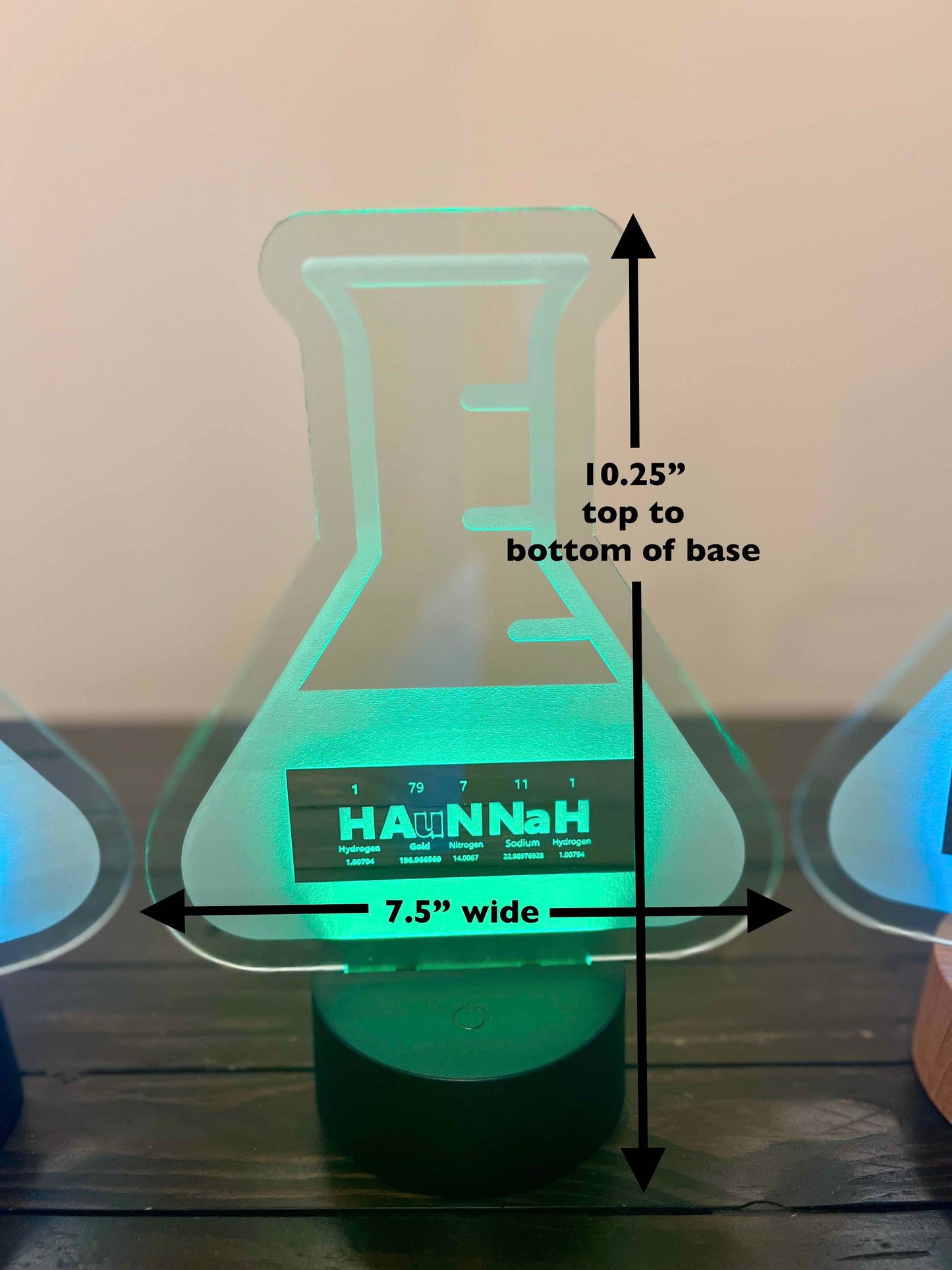 Personalized Periodic Table Chemistry Light Up Sign