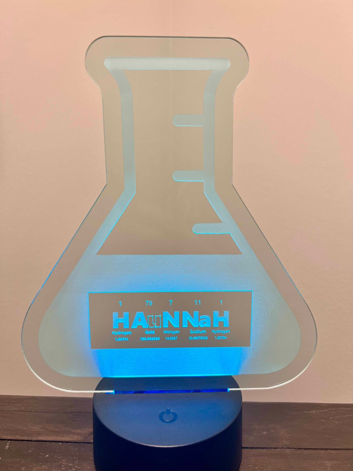 Personalized Periodic Table Chemistry Light Up Sign