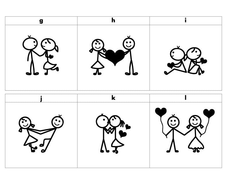 Whimsical Doodle Family Portrait Shelf Sitter