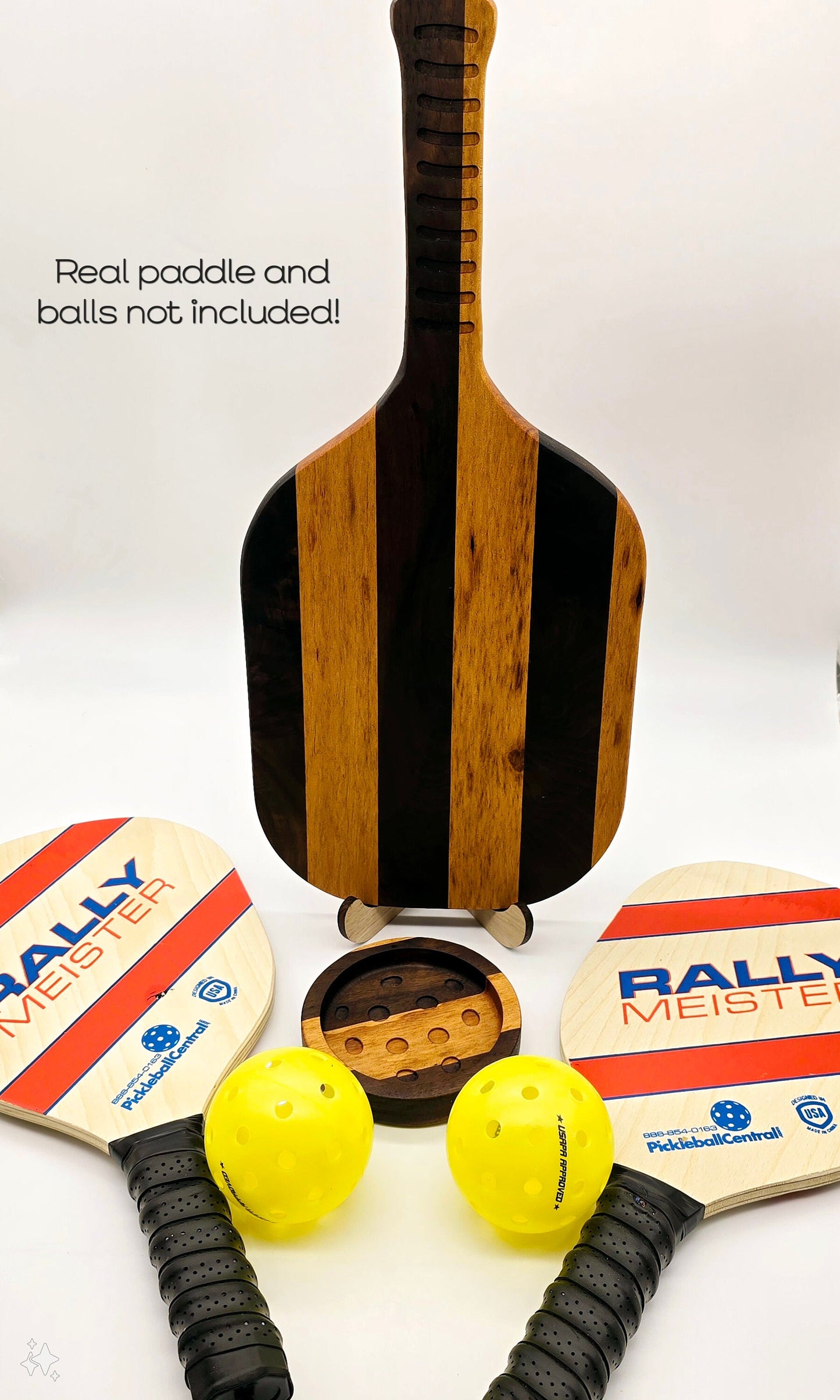 Pickleball Paddle & Tray Set