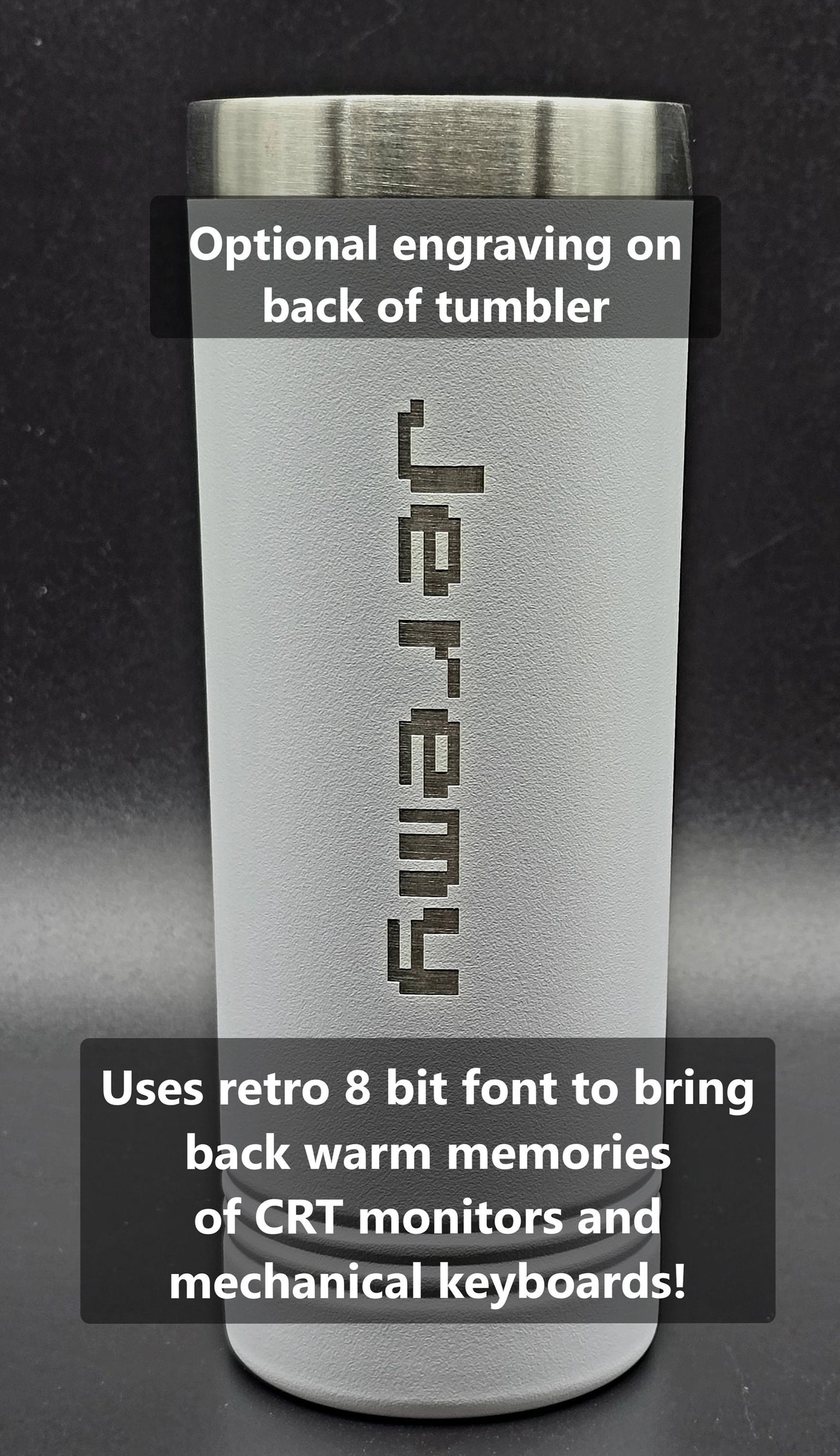 Personalized Binary Computer Coded Name Tumbler - 22 oz