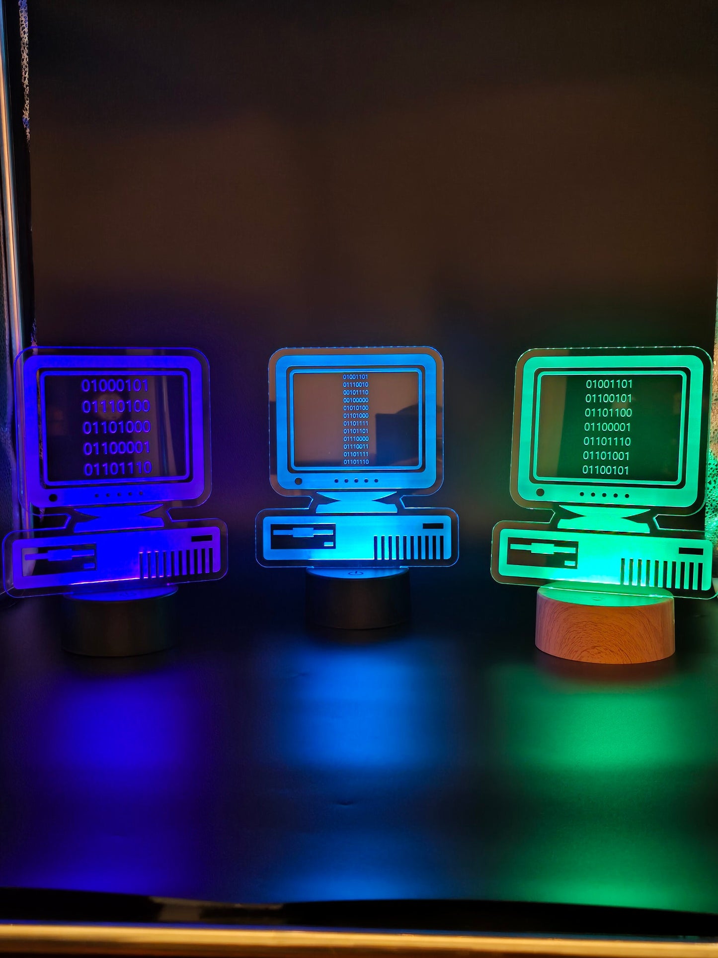 Personalized Retro Computer Coding Light Up Sign