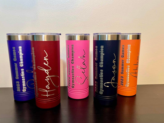 Personalized Stainless Steel Tumblers - 22 oz