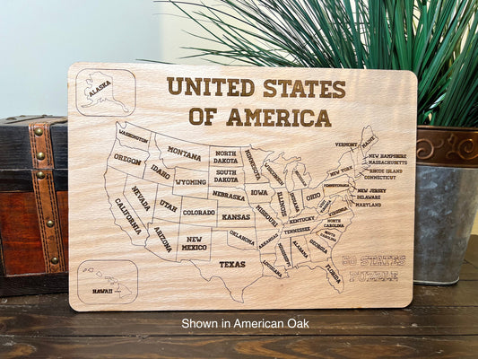 United States Map Puzzle