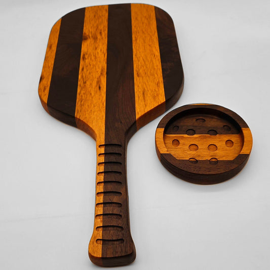 Pickleball Paddle & Tray Set