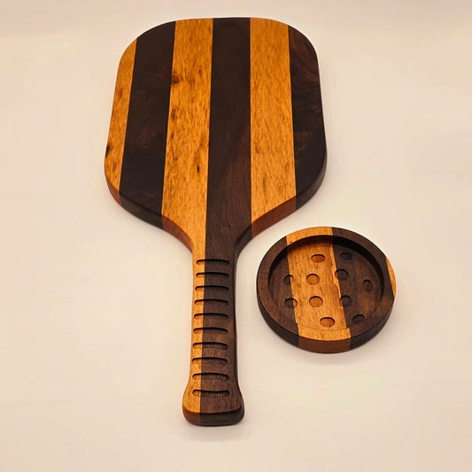 Pickleball Paddle & Tray Set